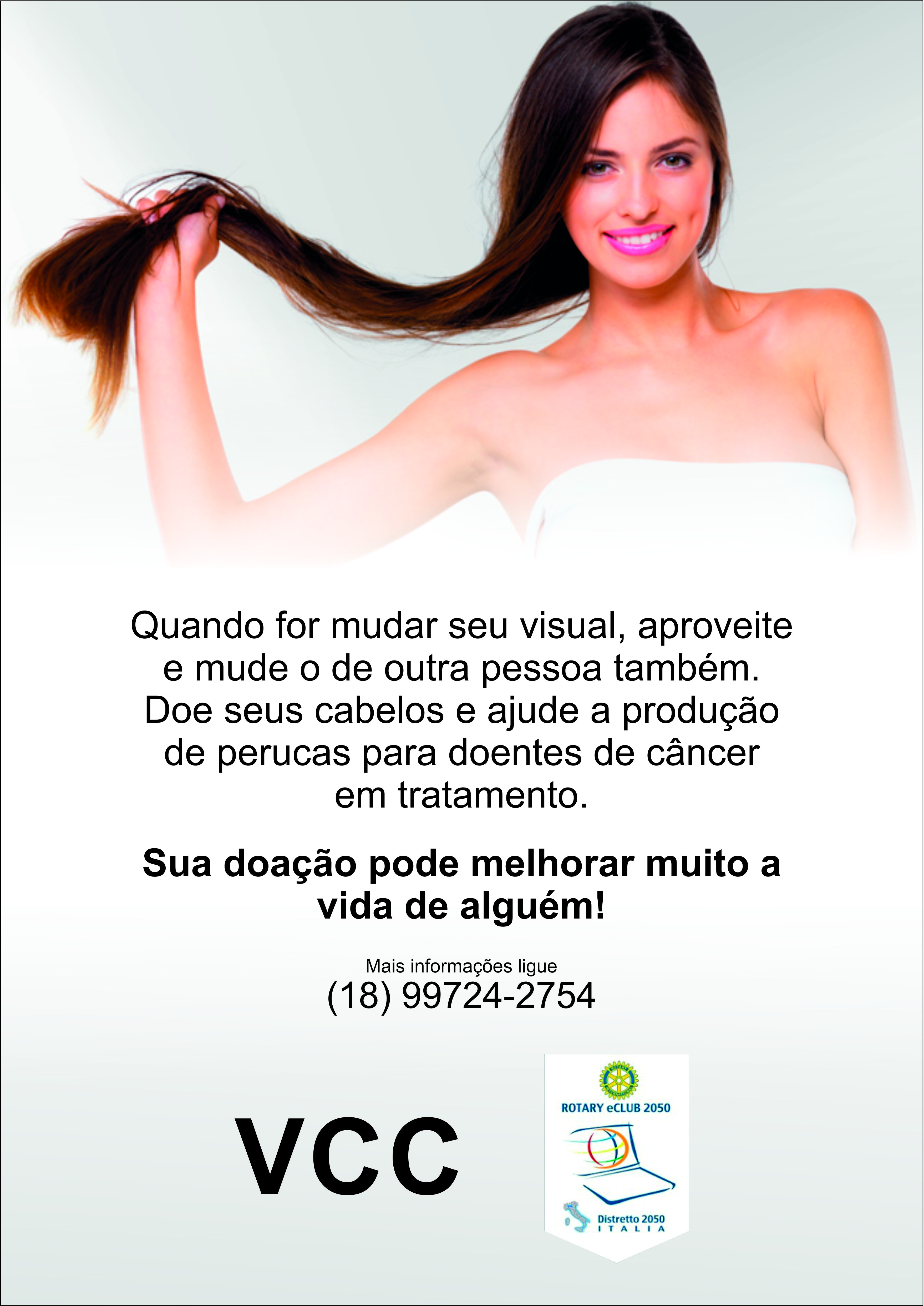 CARTAZ - DOAÇÃO DE CABELO