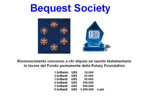 Riconoscimento Bequest Society